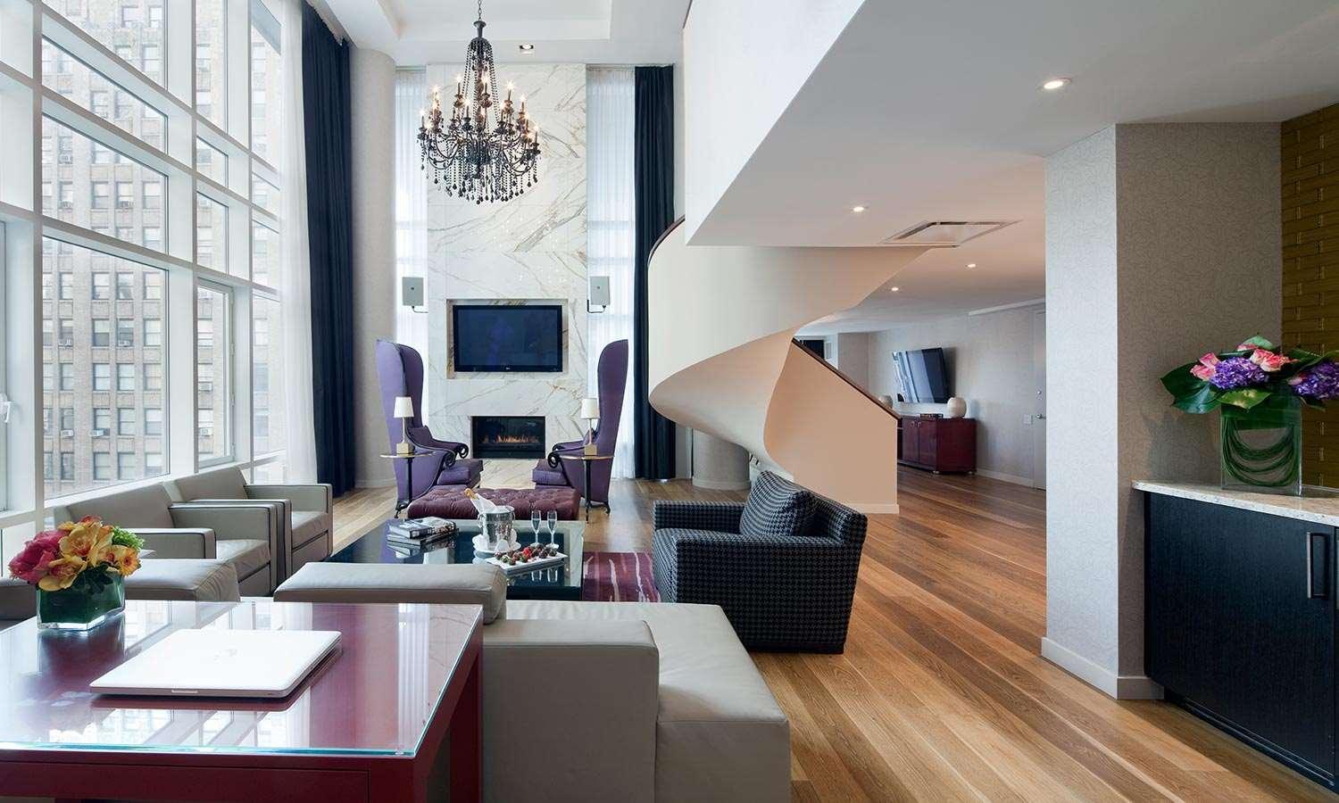 Royalton Park Avenue Hotel New York Kültér fotó A suite at the Mandarin Oriental, New York
