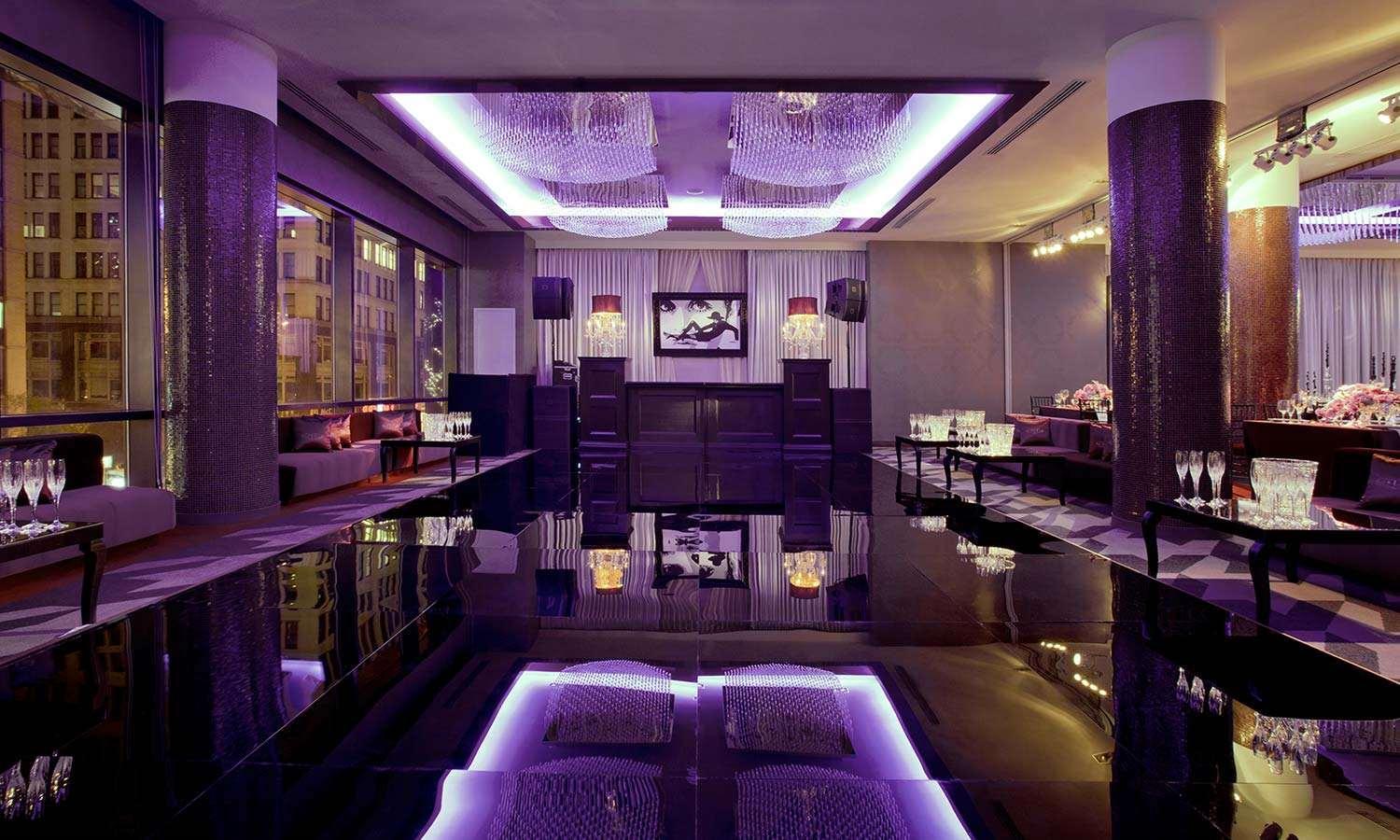 Royalton Park Avenue Hotel New York Kültér fotó The interior of the nightclub